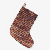 old brick wall texture backgroundbackground,hipste kleiner weihnachtsstrumpf (Vorderansicht (hängend))