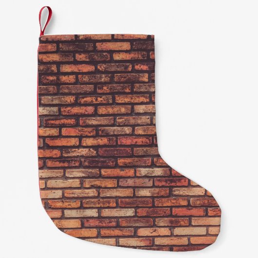 old brick wall texture backgroundbackground,hipste kleiner weihnachtsstrumpf (Vorderseite)