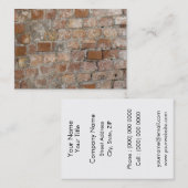 Old Brick Wall Visitenkarte (Vorne/Hinten)