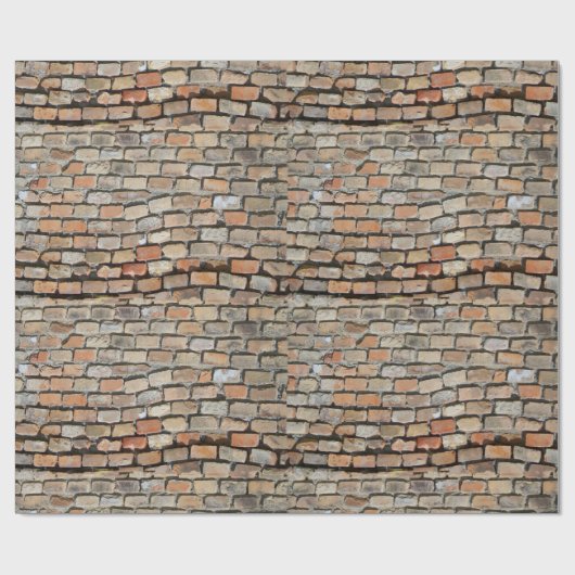 Old Brick Walling Geschenkpapier (Flach)