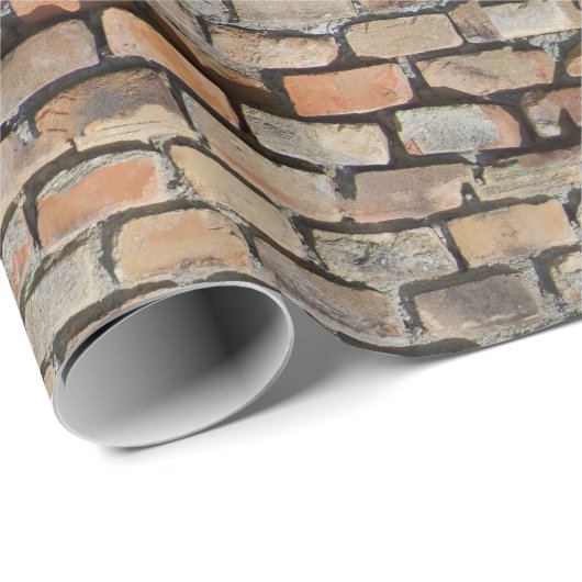 Old Brick Walling Geschenkpapier (Rolleneckpunkt)