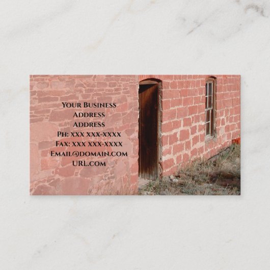 Old Bricks Business Card Visitenkarte (Vorderseite)