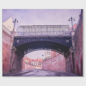 Old bridge, medieval bridgeantique, arch, archite geschenkpapier (Flach)