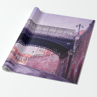 Old bridge,  medieval bridgeantique, arch, archite geschenkpapier