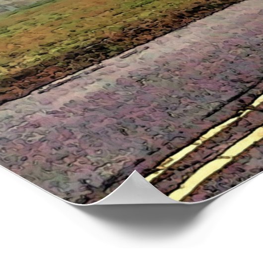 Old Bridge on Bayou St John Poster (Ecke)