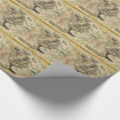 Old British America Explare Polar Bear Compass Map Geschenkpapier (Ecke)