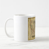 Old British America Explare Polar Bear Compass Map Kaffeetasse (Links)