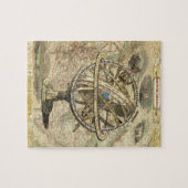 Old British America Explare Polar Bear Compass Map Puzzle (Horizontal)