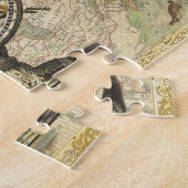 Old British America Explare Polar Bear Compass Map Puzzle (Seite)