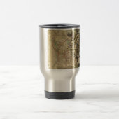 Old British America Explare Polar Bear Compass Map Reisebecher (Mittel)