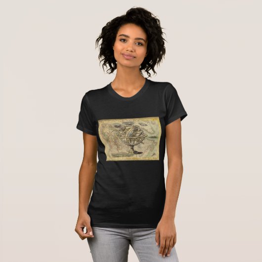 Old British America Explare Polar Bear Compass Map T-Shirt (Vorne ganz)