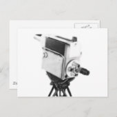 Old Broadcast TV Camera TK Postkarte (Vorne/Hinten)