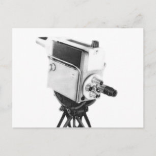 Old Broadcast TV Camera TK Postkarte