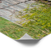 Old Broken Barn Poster (Ecke)