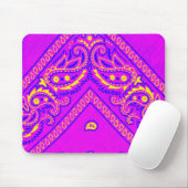 Old Brown Bandana 5 Mousepad (Mit Mouse)