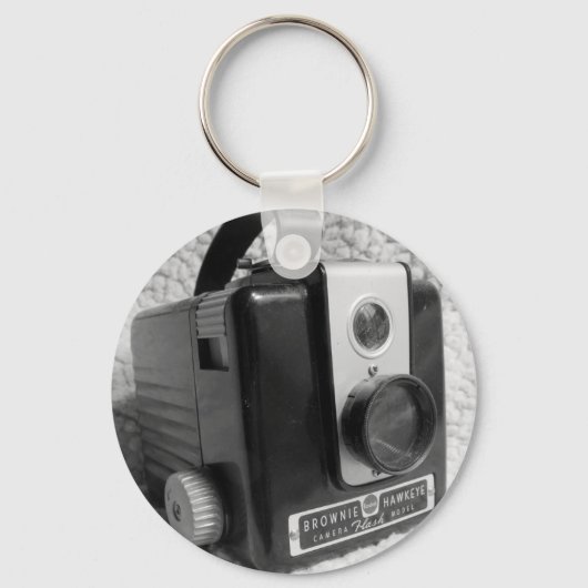 Old Brownie Hawkeye Camera Schlüsselanhänger (Vorderseite)