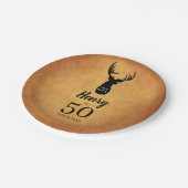 Old Buck 50. Geburtstagsparty Paper Teller (Schrägansicht)