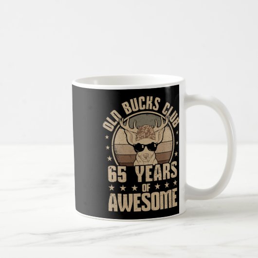 Old Bucks Club 65 Jahre Phantastischer Jäger 65. B Kaffeetasse (Rechts)
