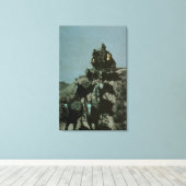 Old Bühne Coach der Plains by Remington Leinwanddruck (Insitu (Holzboden))