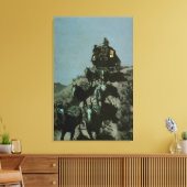 Old Bühne Coach der Plains by Remington Leinwanddruck (Insitu (Wohnzimmer))