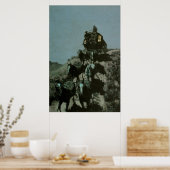 Old Bühne Coach der Plains by Remington Poster (Küche)