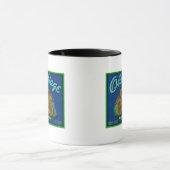 Old Bühne Pear Crate LabelMedford, OR Tasse (Zentrum)