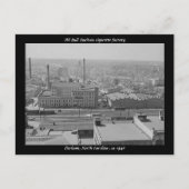 Old Bull Durham Zigarettenfabrik Postkarte (Vorderseite)