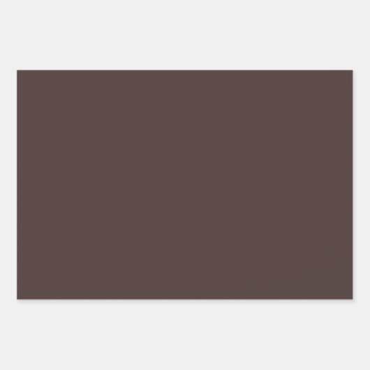 Old Burgundy Solid Color Geschenkpapier Set (Vorderseite 2)