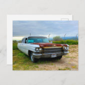Old Cadillac Postkarte (Vorne/Hinten)