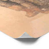 Old Cambridgeshire UK Map (1843) Poster (Ecke)