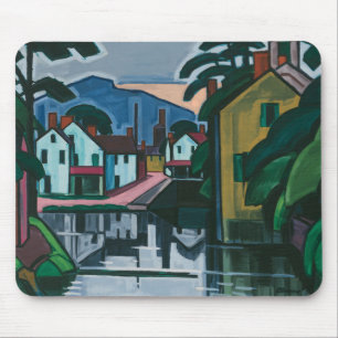 "Old Canal Port" Art Mousepad
