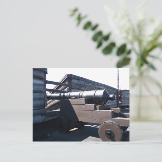 Old Cannon Postkarte (Stehend Vorderseite)