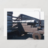 Old Cannon Postkarte (Vorne/Hinten)