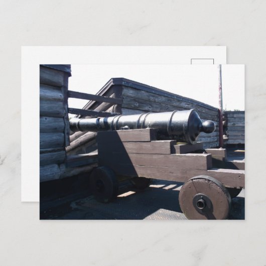 Old Cannon Postkarte (Vorne/Hinten)