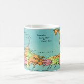 Old Cape Cod Map Kaffeetasse (Mittel)
