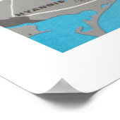 Old Cape Cod National Seashore Map (1968) Poster (Ecke)