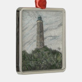 Old Cape Henry Lighthouse Ornament Aus Metall (Rechts)