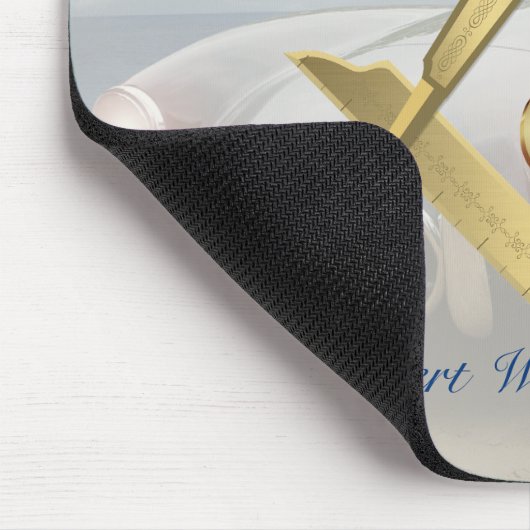 Old Car Masonic Mousepad (Ecke)