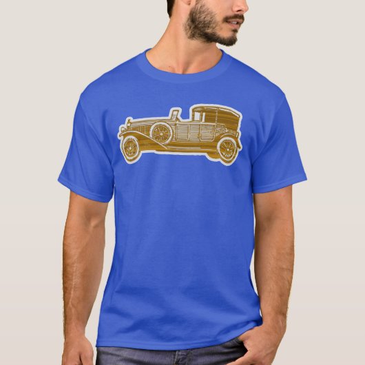 Old Car Model girl T-Shirt (Vorderseite)