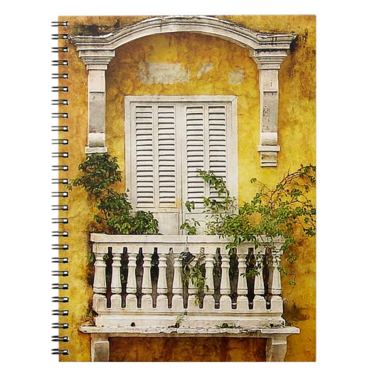Old Cartagena Spiral Foto Notebook Notizblock (Vorderseite)