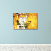 Old Cartagena Stretched Canvas Print Leinwanddruck (Insitu (Holzboden))