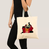 Old Cat Lady Tote Bag Tragetasche (Vorderseite (Produkt))