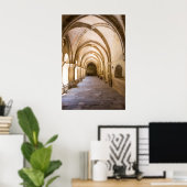Old Cathedral Cloister Walkway Poster (Heimbüro)