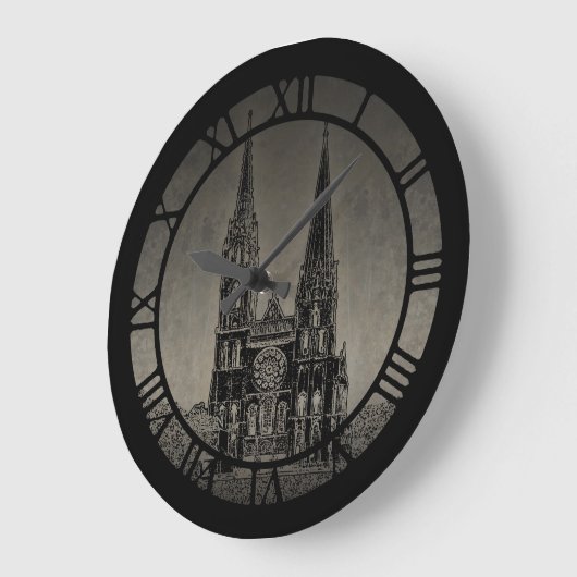 Old Cathedral Große Wanduhr (Winkel)