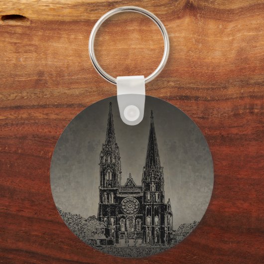 Old Cathedral Schlüsselanhänger (Vorderseite)