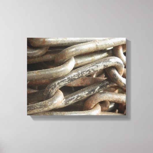 Old Chain Canvas Print Leinwanddruck (Vorderseite)