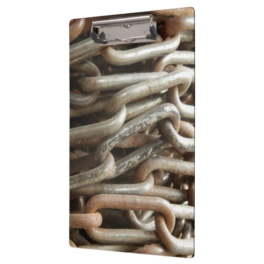 Old Chain Clipboard Klemmbrett (Links)
