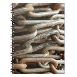 Old Chain Foto Notebook Notizblock