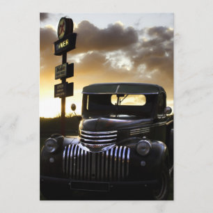 Old Chevy Truck bei Sunset Einladung