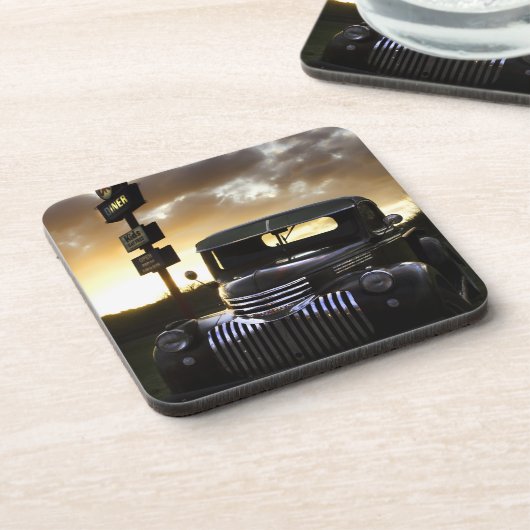 Old Chevy Truck Set 6 Untersetzer (Linke Seite)